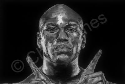 Graphite Portraits - Floyd Mayweather - Pencil  Paper