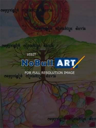 Sacredmuse - As Above So Below - Acrylic On Canvas