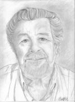 Captain Jerry - Pencils Graphite Drawings - By Michele Lovaglio-Watson, Drawing Drawing Artist