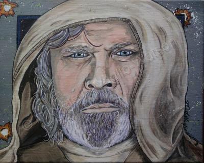 Celebrities - Mark Hamill As Luke Skywalker - Acrylics