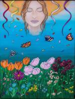 Any Way The Wind Blows - Acrylics Paintings - By Michele Lovaglio-Watson, Painting Painting Artist