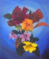 Florals  Foliage - Colourful Bounty - Acrylics