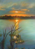 Seascape - Delta Del Danubio - Oil On Canvas