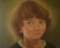 Portrait - Oil On Canvas Paintings - By Mihaela Mihailovici, Realist Painting Artist