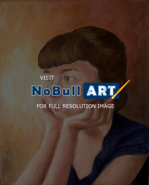 Portrait - Paula - Oil On Canvas