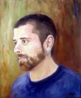 Portrait - Txavi - Oil On Canvas