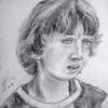 Children - Charcoal Other - By Mihaela Mihailovici, Impresionist Other Artist