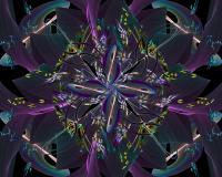 Unfolding Ribbons - Digital Digital - By Pamela Phelps, Digital Abstract Digital Artist