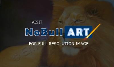 Animals - Lion King - Oil Paint