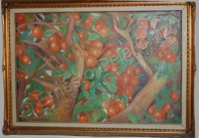 Paintings - Orange Tree - Oil Paint