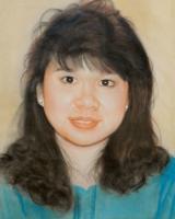 Pastel Portrait Drawing - Pastel Chalk Drawings - By Efcruz Arts, Modern Classical Drawing Artist