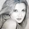 Drew Barrymore - Charcoal Pencil Drawings - By Efcruz Arts, Modern Classical Drawing Artist