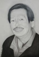 Charcoal Portrait Drawing - Charcoal Pencil Drawings - By Efcruz Arts, Modern Classical Drawing Artist