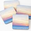 Set Of 4 Coasters - Oil Paint Other - By Efcruz Arts, Modern Other Artist