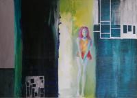 About My Work And My Art - Swinging Cm50X70 2011 - Oil On Canvas