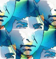 Bob Dylan - Abstrakt Digital - By Lothar Falk, Add New Artwork Style Digital Artist