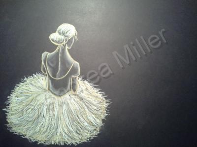 Ballerina Series - Reflection 2 - Charcoal