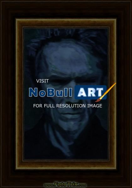 Portrait - Clint Eastwood - Acrylic