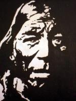 Portrait - American Indian - Acrylic