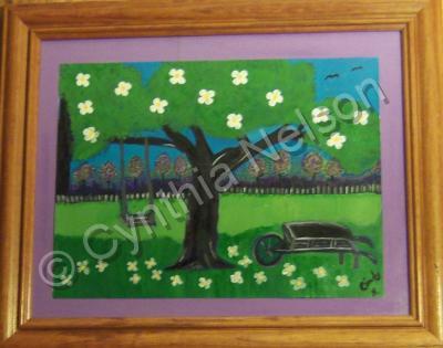 Acrylics Paintings With Or Wo  - The Shade Tree - Acrylic