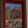 Little Red School House - Acrylic Paintings - By Cynthia Nelson, Abstract Painting Artist