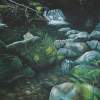 The Kingfishers Pool - Acrylic Paintings - By Ray Stacy, Realism Painting Artist