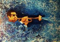 Jazz Hornmen - Acrylyc Paintings - By Micah Bariteau, Ipressionism Painting Artist