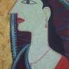 Beautiful Lady - Mixed Paintings - By Sujit Kumar Mishra, Folk Painting Artist