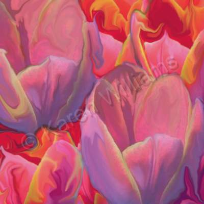 Digital Art - Tulips - Digital