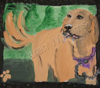 Dog Pictureschildrens Book - Untitled - Acrylic On Canvas