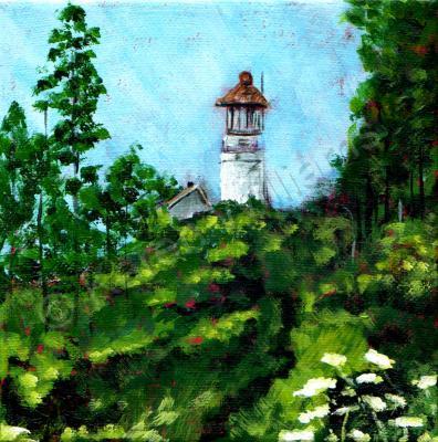 Acrylic - Light House 1 - Acrylic On Canvas