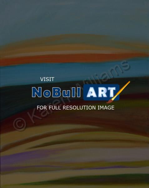 Acrylic - Abstract Landscape 2 - Acrylic On Canvas