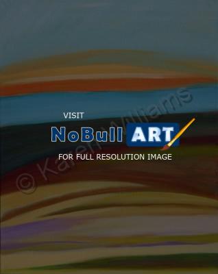 Acrylic - Abstract Landscape 2 - Acrylic On Canvas