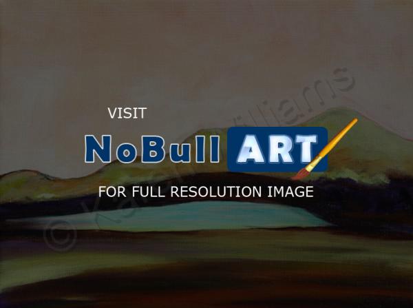 Acrylic - Abstract Landscape 3 - Acrylic On Canvas