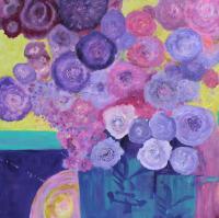 Flowers - Home - Acrylic On Canvas
