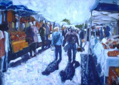 At The Market - At The Market - Acrylic