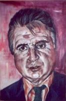 Francis Bacon - Oils On Canvas Paintings - By Mary Peters, Abstracted Realism Painting Artist