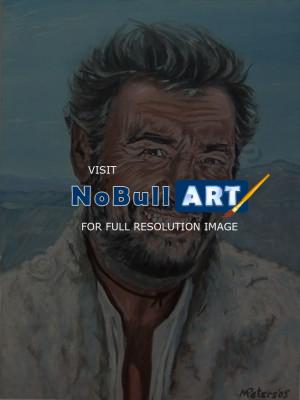 Artists Collection - Eli Wallach As Tuco - Oils On Canvas
