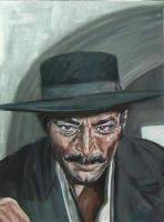 Artists Collection - Lee Van Cleef As Angel Eyes - Oils On Canvas