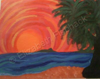 Beaches - Another Day At The Beach - Acrylics