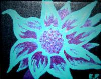Flower Power - Acrylics Paintings - By Elizabeth Fisbhack, Surrealism Painting Artist