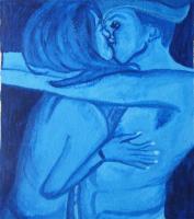 Love - Blue - Acrylics