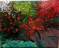 Garden - Oils Paintings - By Elizabeth Fisbhack, Surrealism Painting Artist