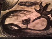 Dont Ask Me - Charcoal Drawings - By Elizabeth Fisbhack, Surrealism Drawing Artist