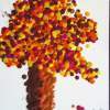 Crayon Tree - Crayon Mixed Media - By Elizabeth Fisbhack, Surrealism Mixed Media Artist