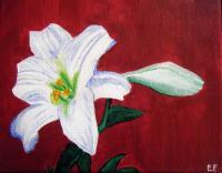 The Pretty Things In Life - Flower Lily - Acrylics