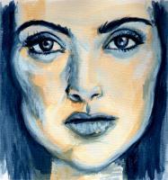 Paintings - Salma - Gouache