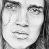 John Frusciante - Pencils Drawings - By Sophie W, Portrait Drawing Artist