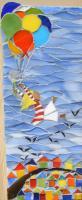 Weeeeee - Mosaic Glasswork - By Haley Alcock, Direct Method Mosaics Glasswork Artist