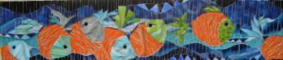 Wall Hangings - Splishy Splashy Fishies - Mosaic